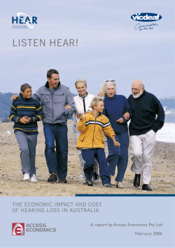 Listen Hear! The economic