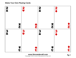 Make Your Own Playing Cards