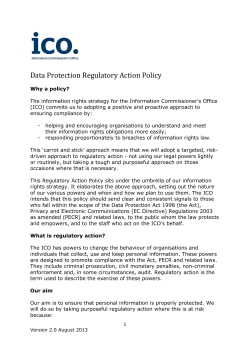 Data Protection Regulatory Action Policy V2