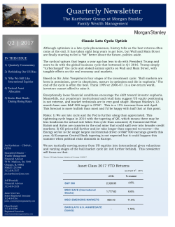Quarterly Newsletter, The Kartheiser Group, Q2