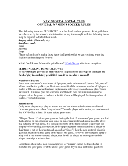 Soccer: Men`s 7v7