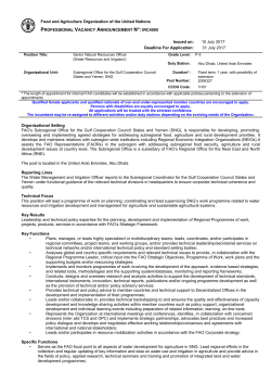 IRC4005 Issued on - Food and Agriculture Organization of the