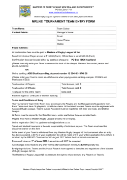 Team Entry Form v.1.2 (Word format)