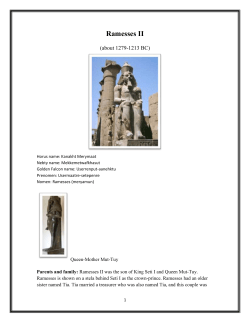 Ramesses II - Schools Online