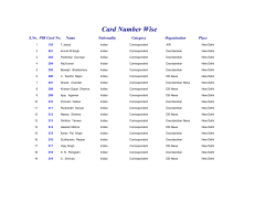Card Number Wise