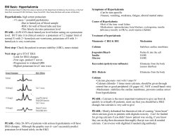 Hyperkalemia Show Notes