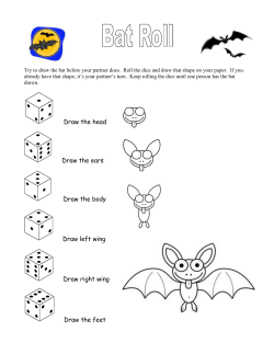 Bat Roll with dice