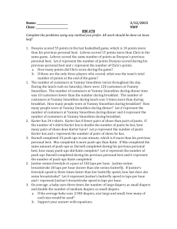 3-12 HW #78 - New World Preparatory