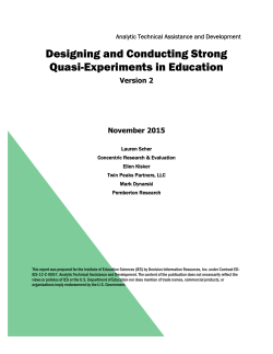 Designing and Conducting Strong Quasi