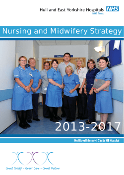 Nursing and Midwifery Strategy - Hull and East Yorkshire Hospitals