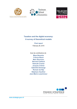 Taxation on two sided-markets and exclusion