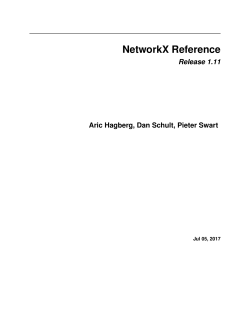 NetworkX Reference