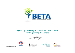 Spirit of Learning Conference for Beginning and Establishing