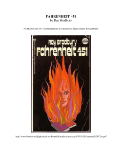 Bradbury_FAHRENHEIT 451_Part 1_1953