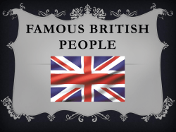 Famous British People