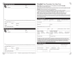 PrimeMail&reg; New Prescription Fax Order Form