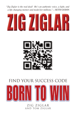 Born to Win &ndash; Workbook