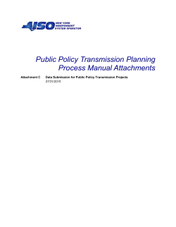 Public Policy Transmission Planning Process Manual