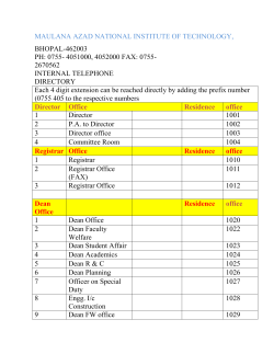 Maulana Azad National Institute of Technology | An institute of