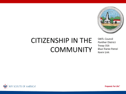 Citizenship in the Community