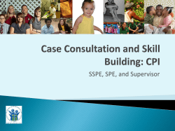 Title of Presentation - Florida`s Center for Child Welfare