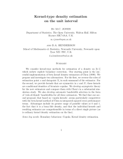 Kernel-type density estimation on the unit interval