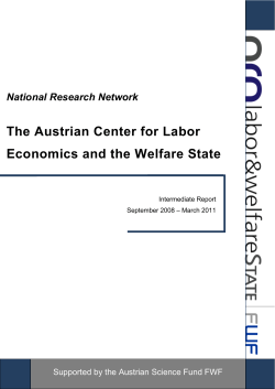 Intermediate report of the first funding period