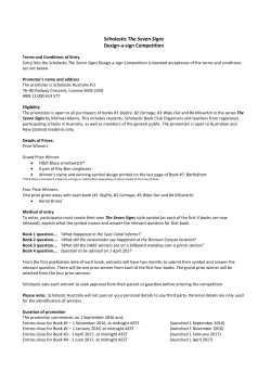 Scholastic The Seven Signs Design-a