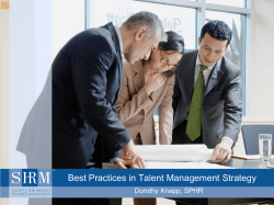 Best Practices in Talent Management Strategy