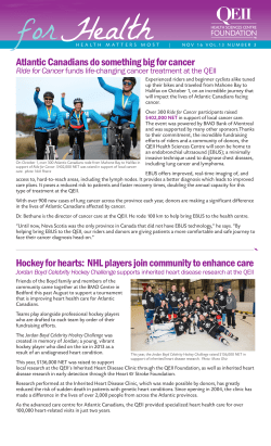 Atlantic Canadians do something big for cancer Hockey for hearts