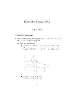 ECON 201, Summer 2016