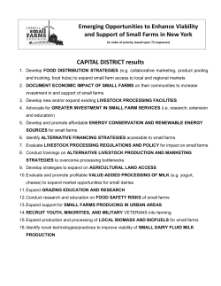 Emerging Opportunities to Enhance Viability and