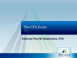 presentation title - Attorney Paul M. Kasprowicz
