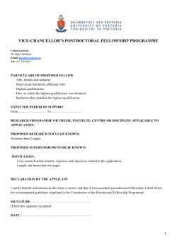 Application Form