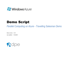 Parallel Computing on Azure