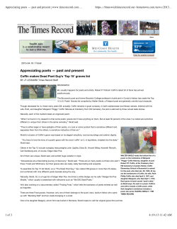 past and present | www.timesrecord.com