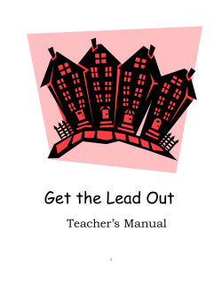 About the Lead-Free NJ Project