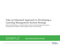 Take an Educated Approach to Developing a Learning Management