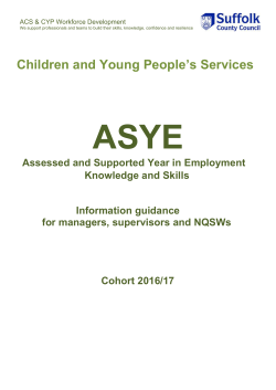 ASYE - Suffolk Learning