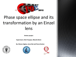 Exploring the linearity of an Einzel lens