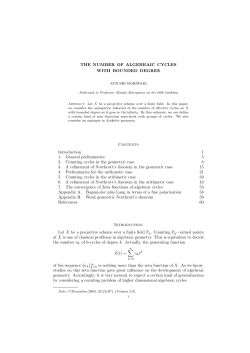 The number of algebraic cycles with bounded degree.
