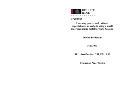 Learning process and rational expectations: an analysis