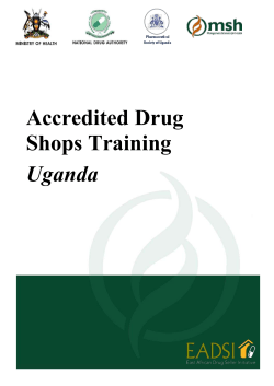 module one - Drug Sellers Initiative