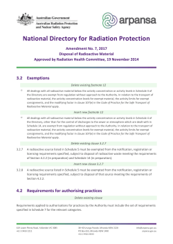 Schedule 14 &ndash; Requirements for the disposal of