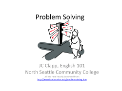 Problem Solving