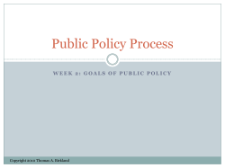 Public Policy Process