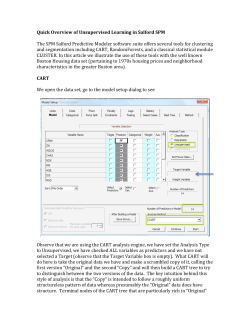 Quick Overview of Unsupervised Learning in