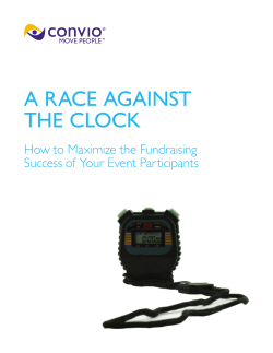 Maximize the Fundraising Success of Your Event Participants