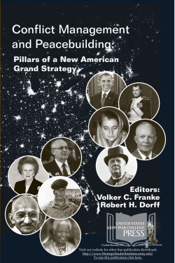 Conflict Management and Peacebuilding