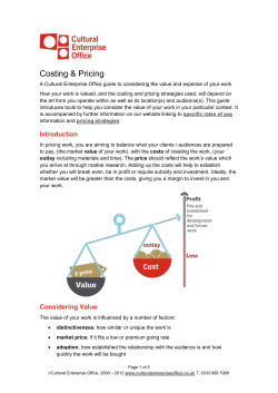 Costing your time and calculating a daily rate